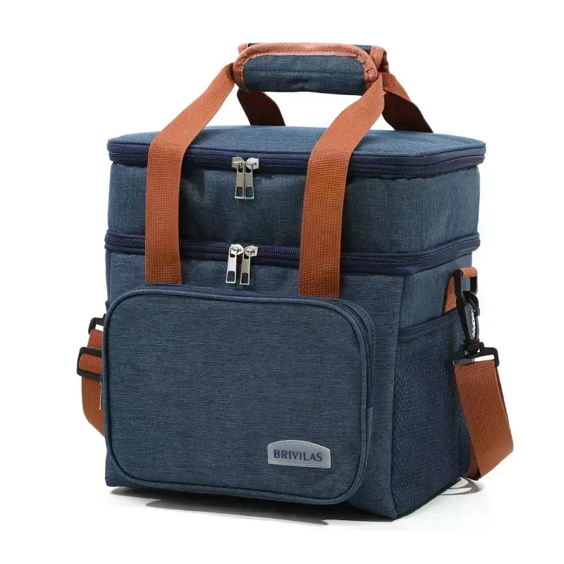 Bolsa Térmica Tipo Lancheira Mochila com Grande Capacidade Viagens Piquenique(Dois modelos) - Imagem 2