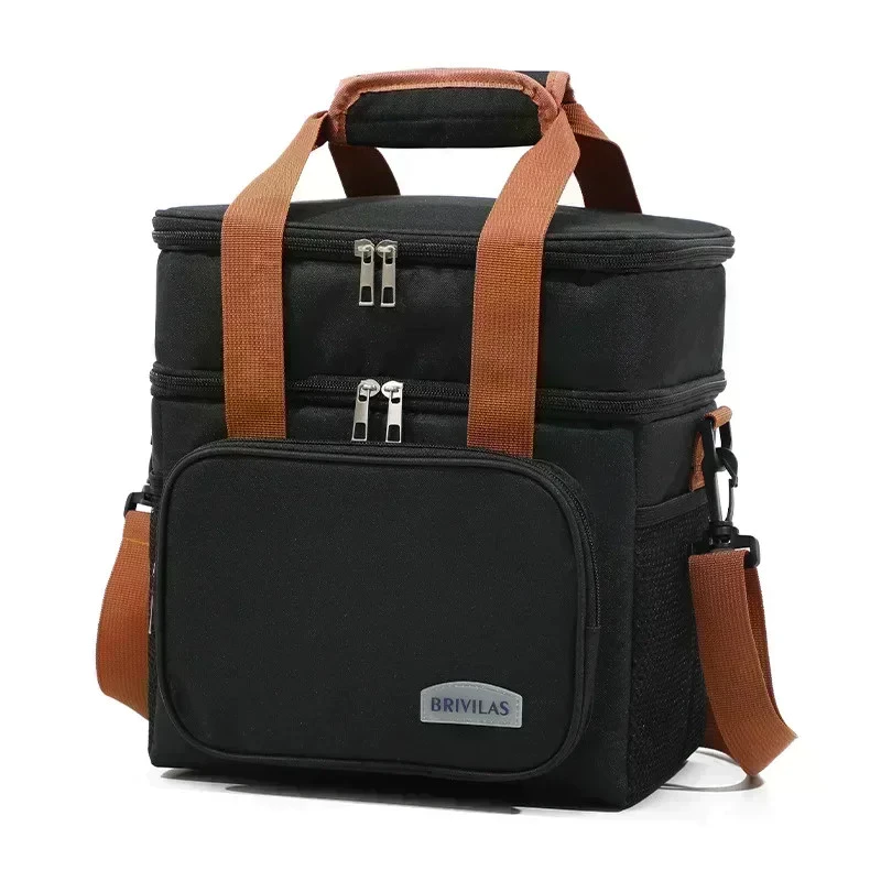Bolsa Térmica Tipo Lancheira Mochila com Grande Capacidade Viagens Piquenique(Dois modelos) - Imagem 5