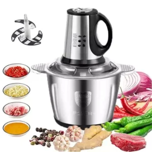 Picador De Alimentos Moedor De Carne Mixer Elétrica Processador Cozinha Casa Alho - 110v-220v